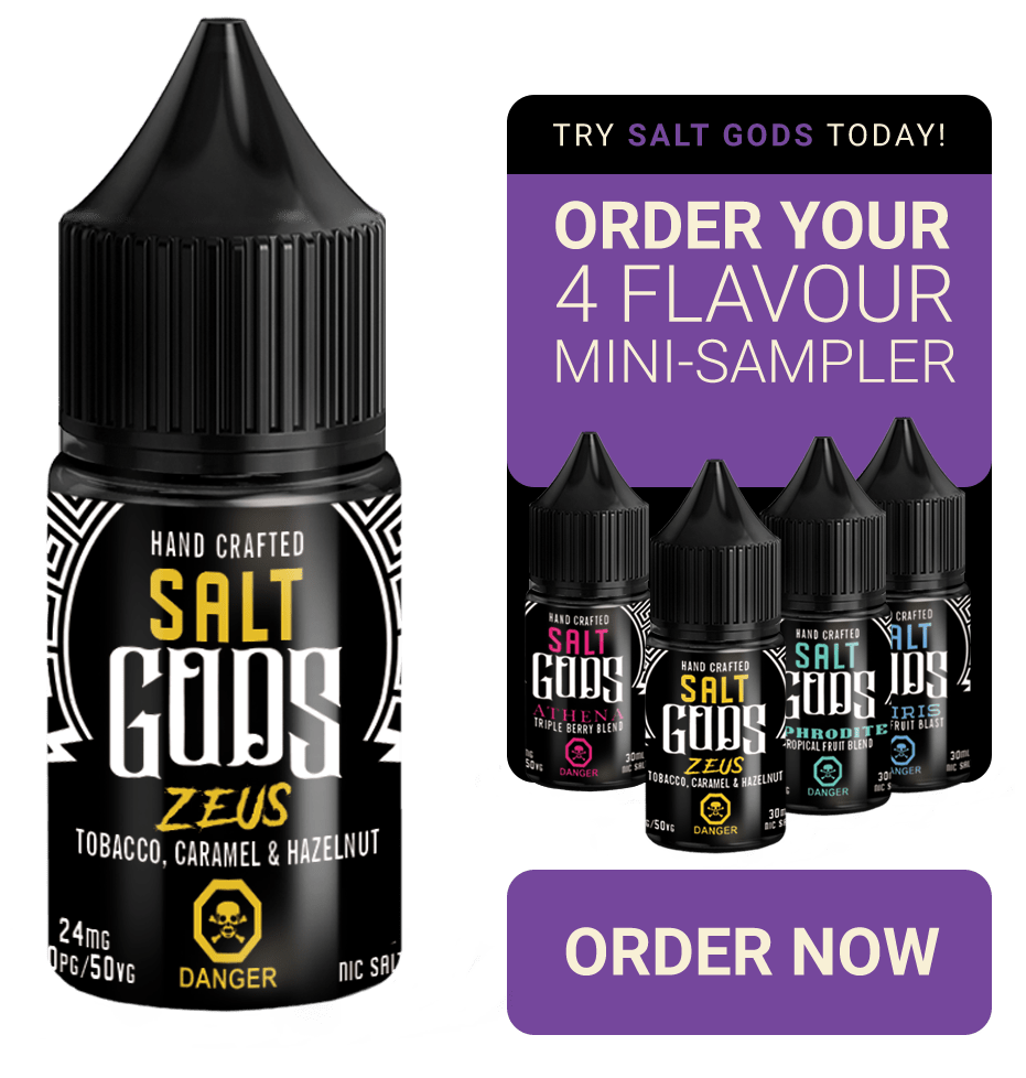 Order Your 4 Flavour Mini-Sampler, Try Salt Gods Today!